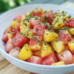 Peach Watermelon Salad