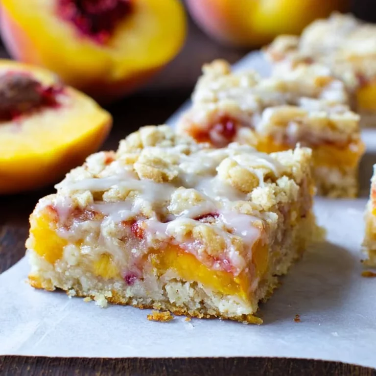 Peaches and Cream Bars