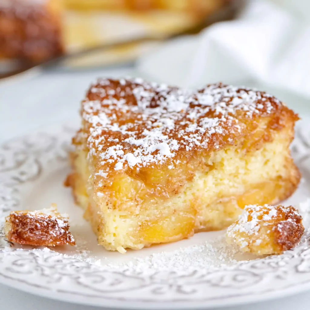 Peaches and Cream Cake