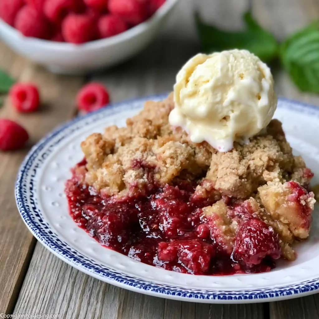 Raspberry Crumble Recipe: Easy and Delicious Homemade Dessert 4 Raspberry Crumble