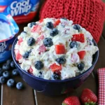 Red White and Blue Fluff Salad