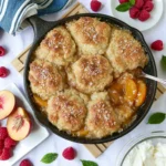 Skillet Peach Cobbler