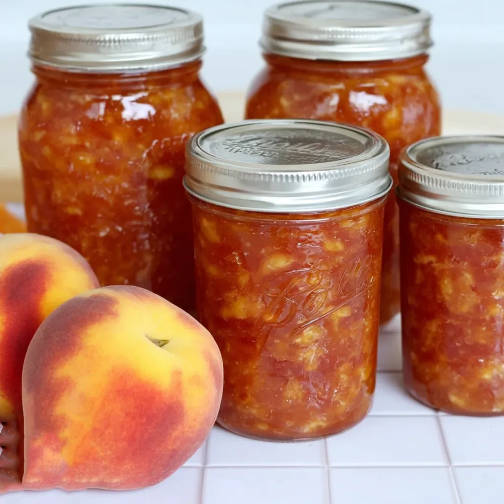 Spiced Peach Jam