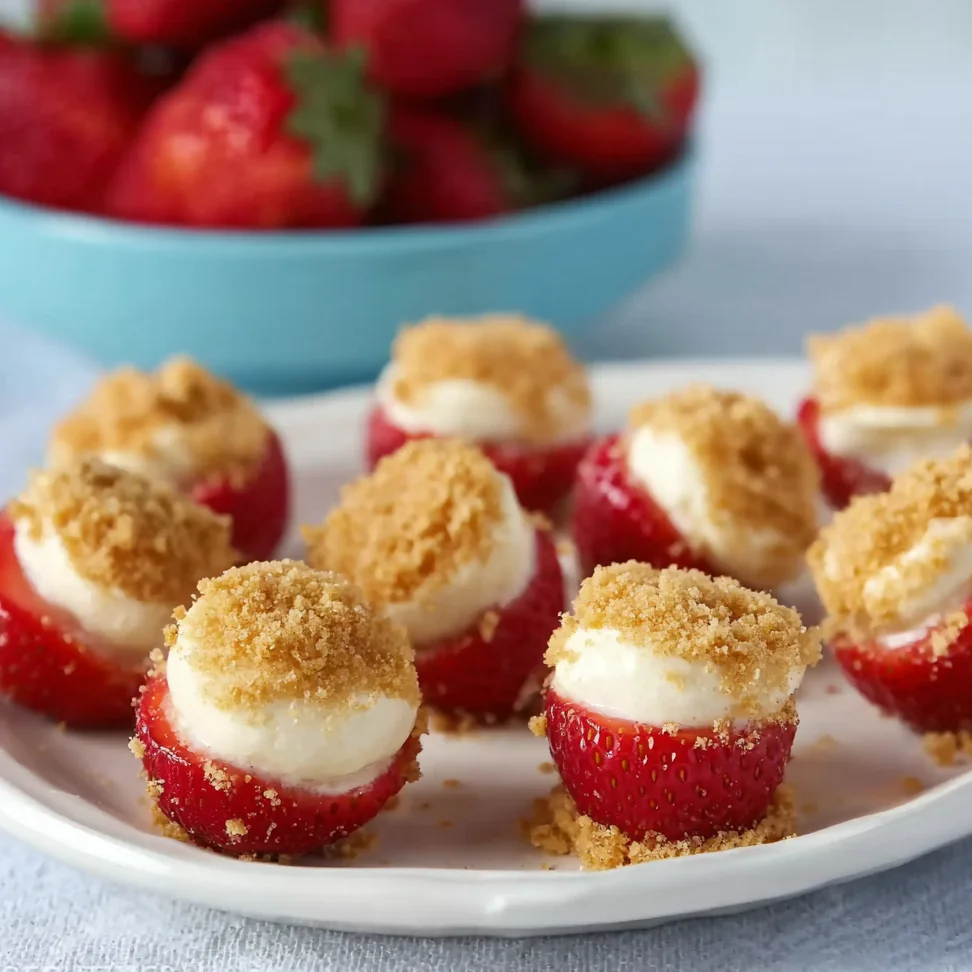 Strawberry Cheesecake Bites