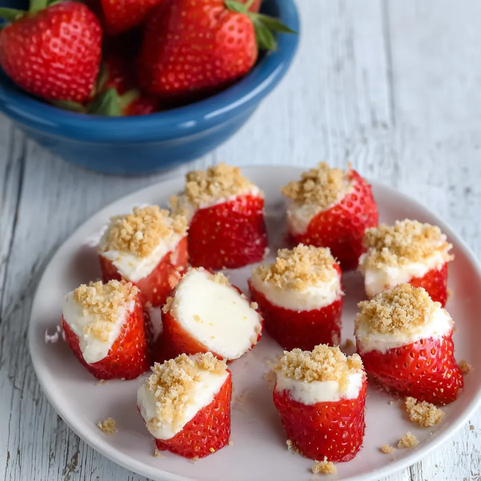 Strawberry Cheesecake Bites – Easy No Bake Dessert You’ll Love 4 Strawberry Cheesecake Bites