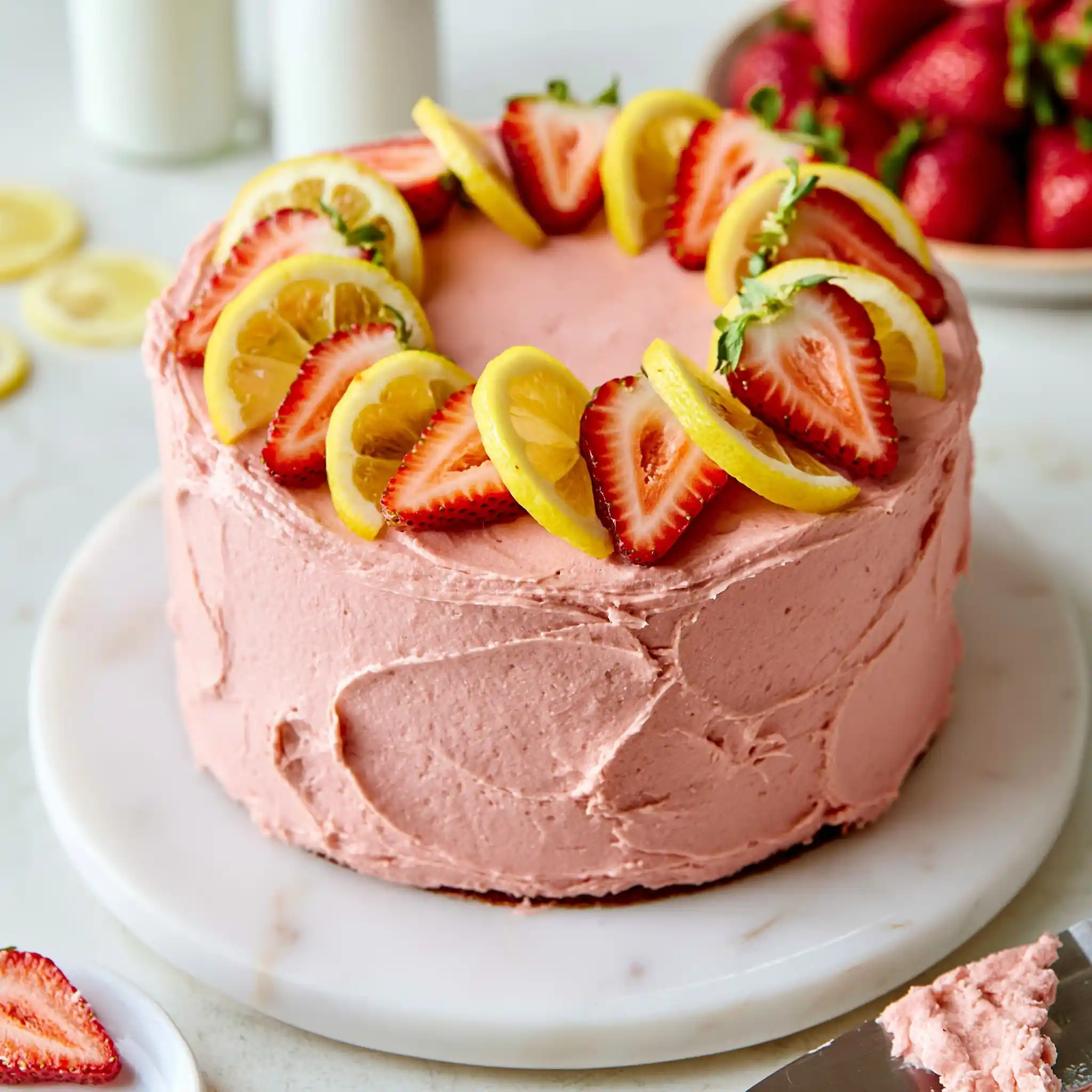 Strawberry Lemon Cake
