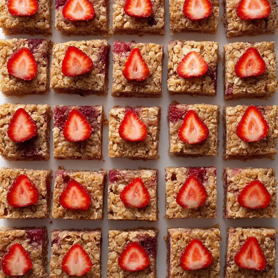 Strawberry Oatmeal Bars