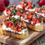 Strawberry Ricotta Bruschetta