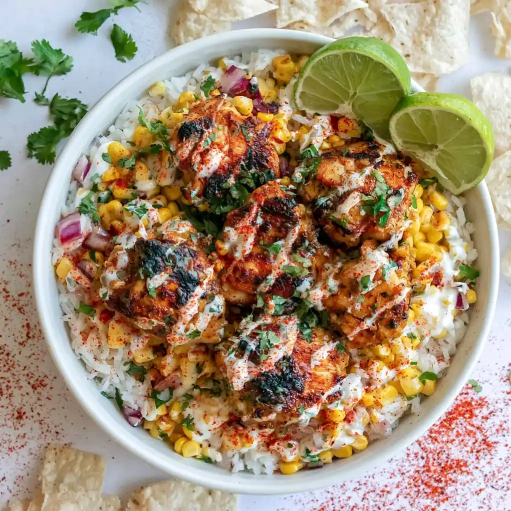 Street Corn Chicken Bowl