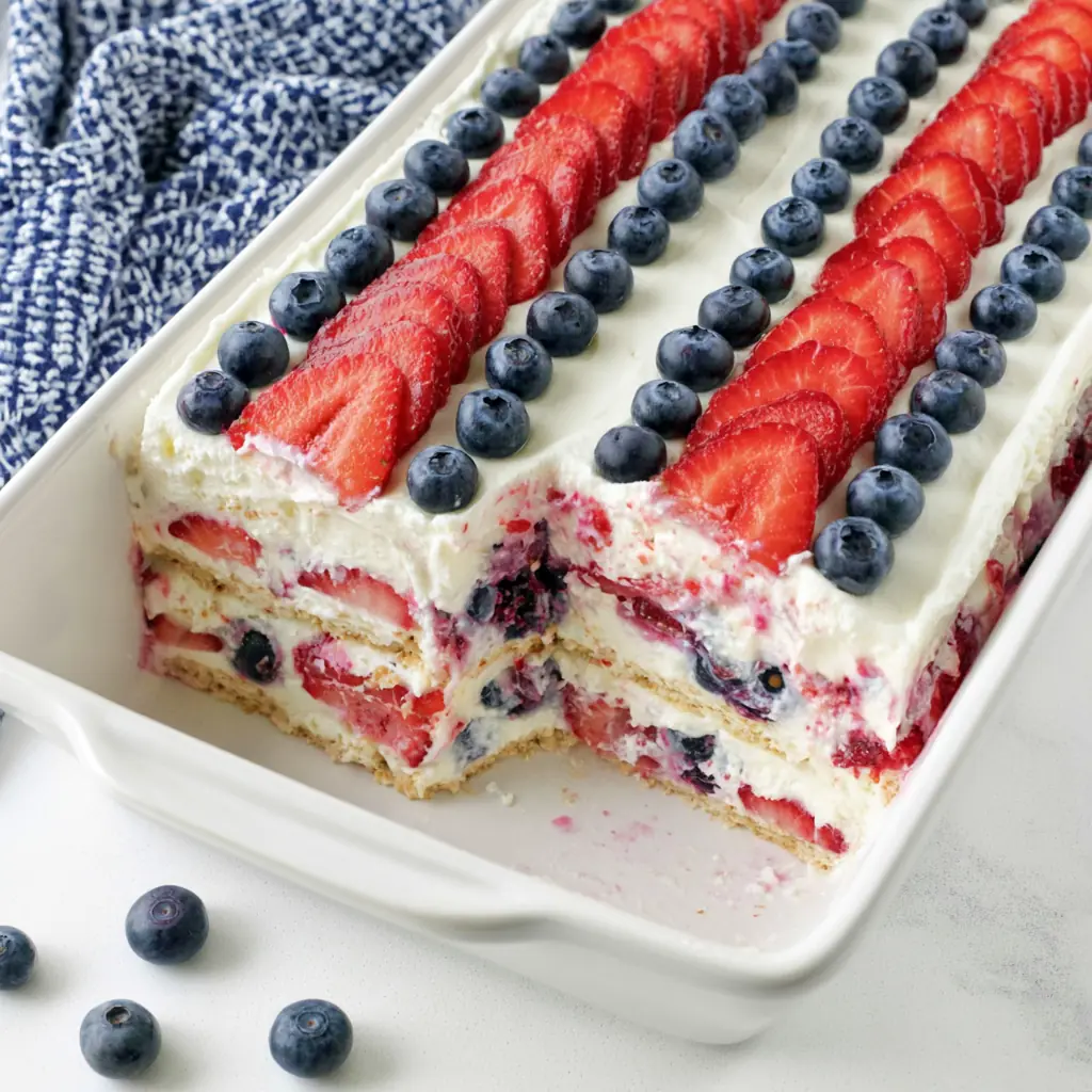 Summer Berry Icebox Cake