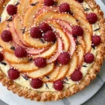 White Peach Mascarpone Tart