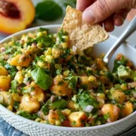 Avocado peach salsa