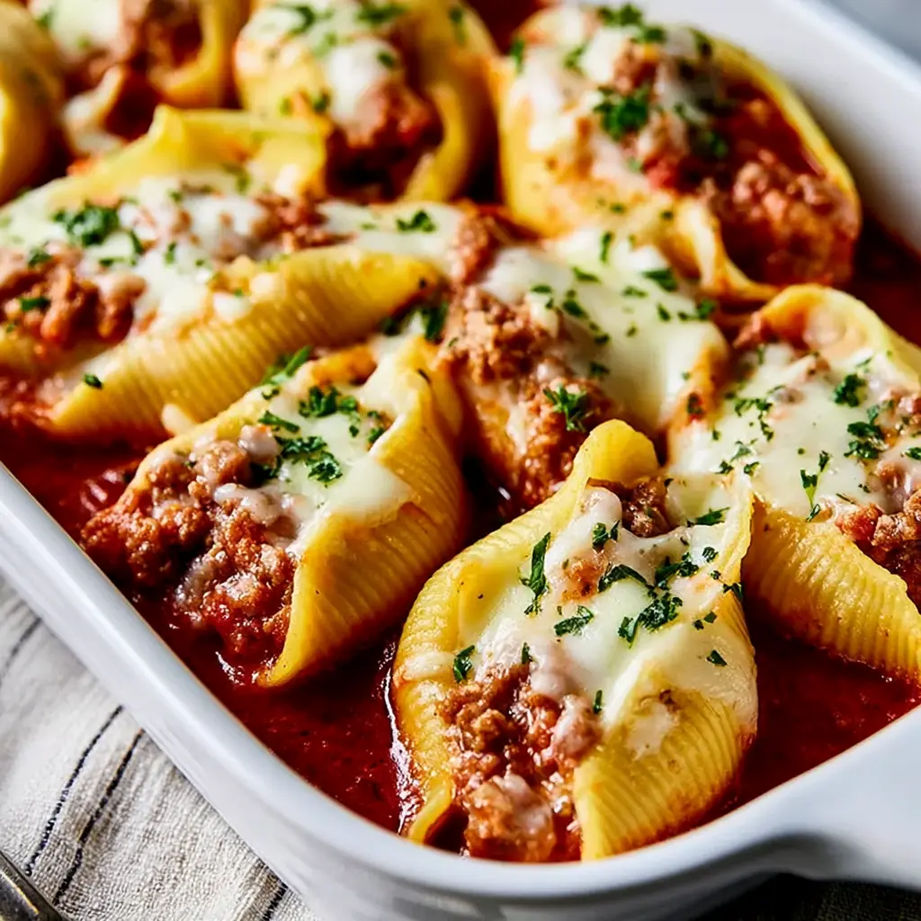 Baked Beef and Ricotta Stuffed Shells: Ultimate Family Dinner 4 Baked Beef and Ricotta Stuffed Shells