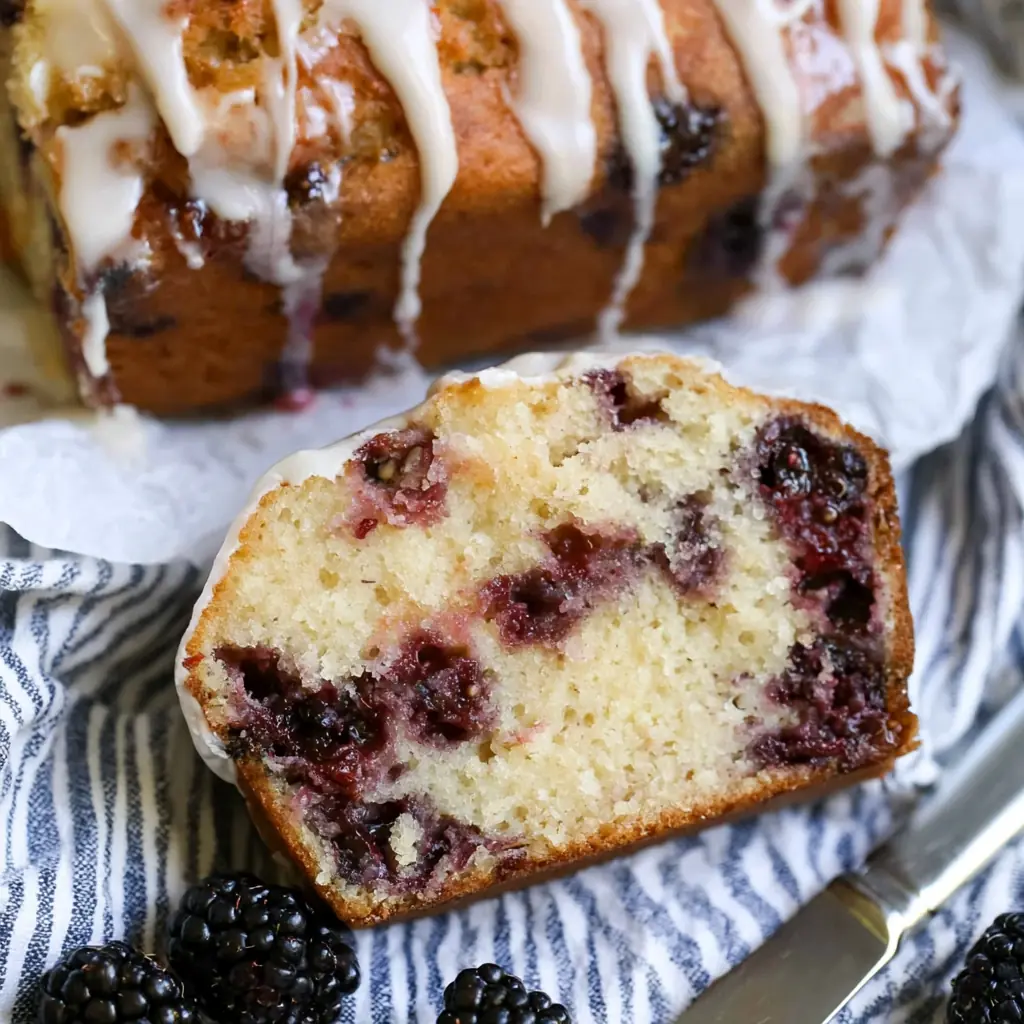 Blackberry Quick Bread: Easy Homemade Fruit Loaf Recipe 4 Blackberry quick bread