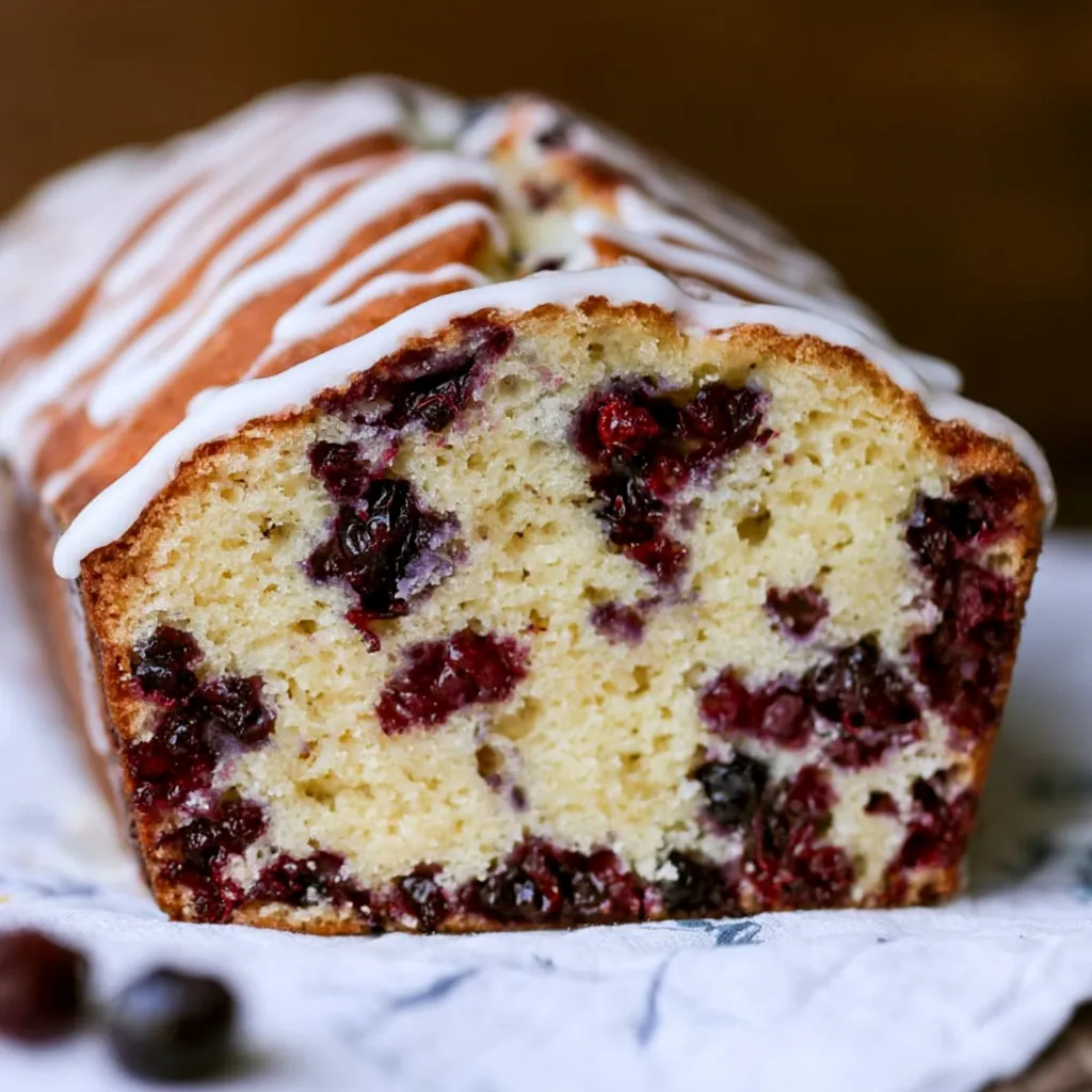Blackberry quick bread