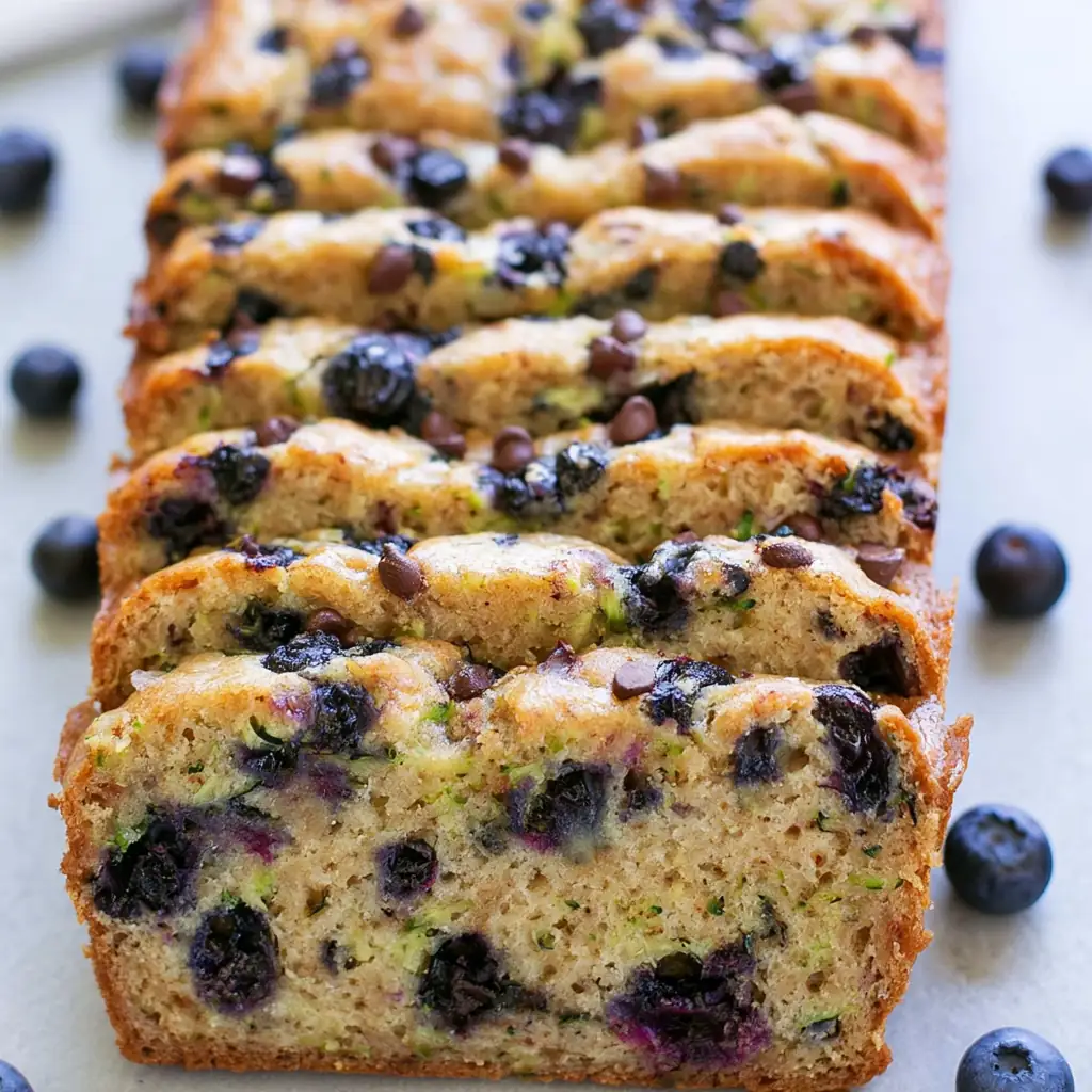 Blueberry Banana Zucchini Bread: Easy Moist Quick Bread Recipe 4 Blueberry Banana Zucchini Bread