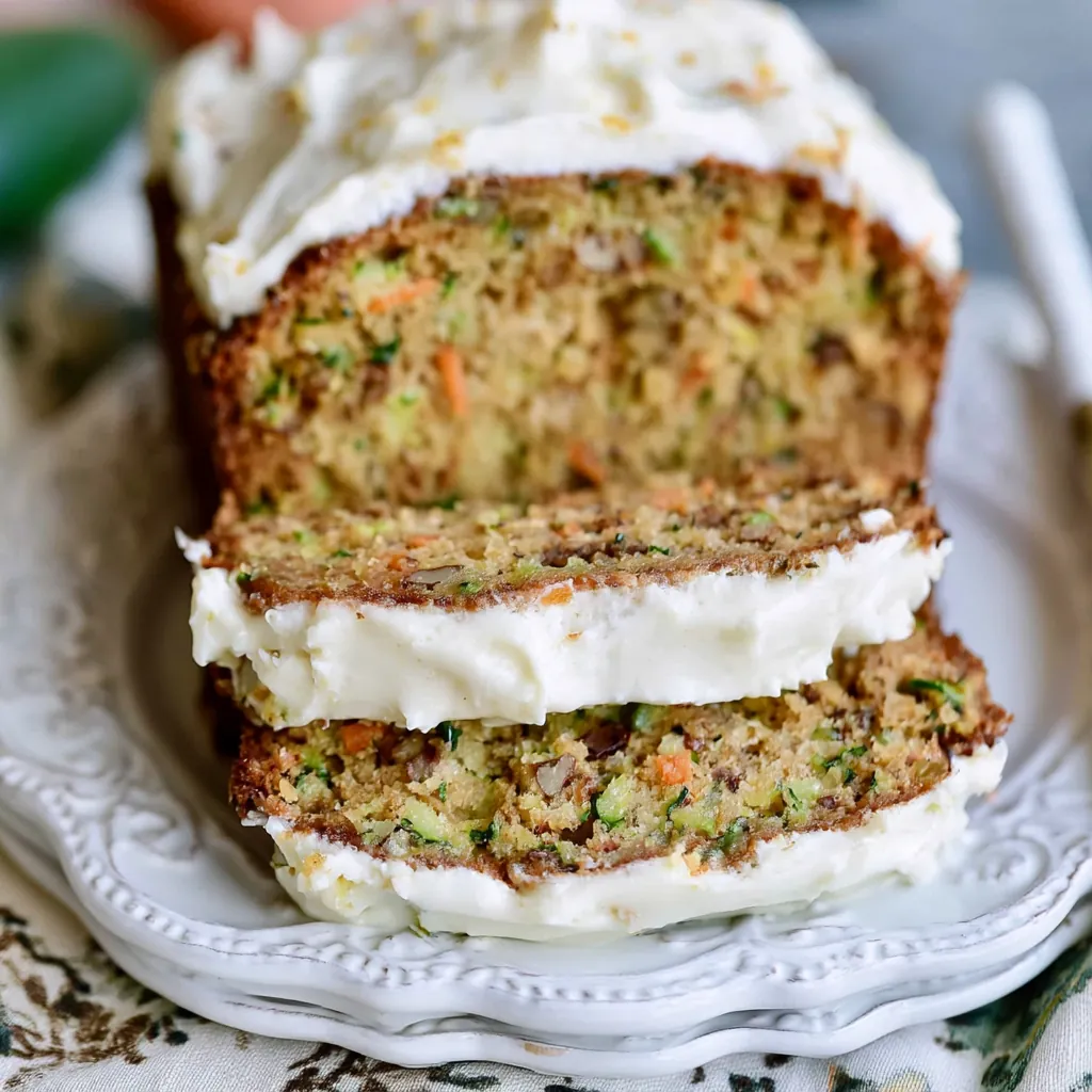 Carrot Apple Zucchini Bread