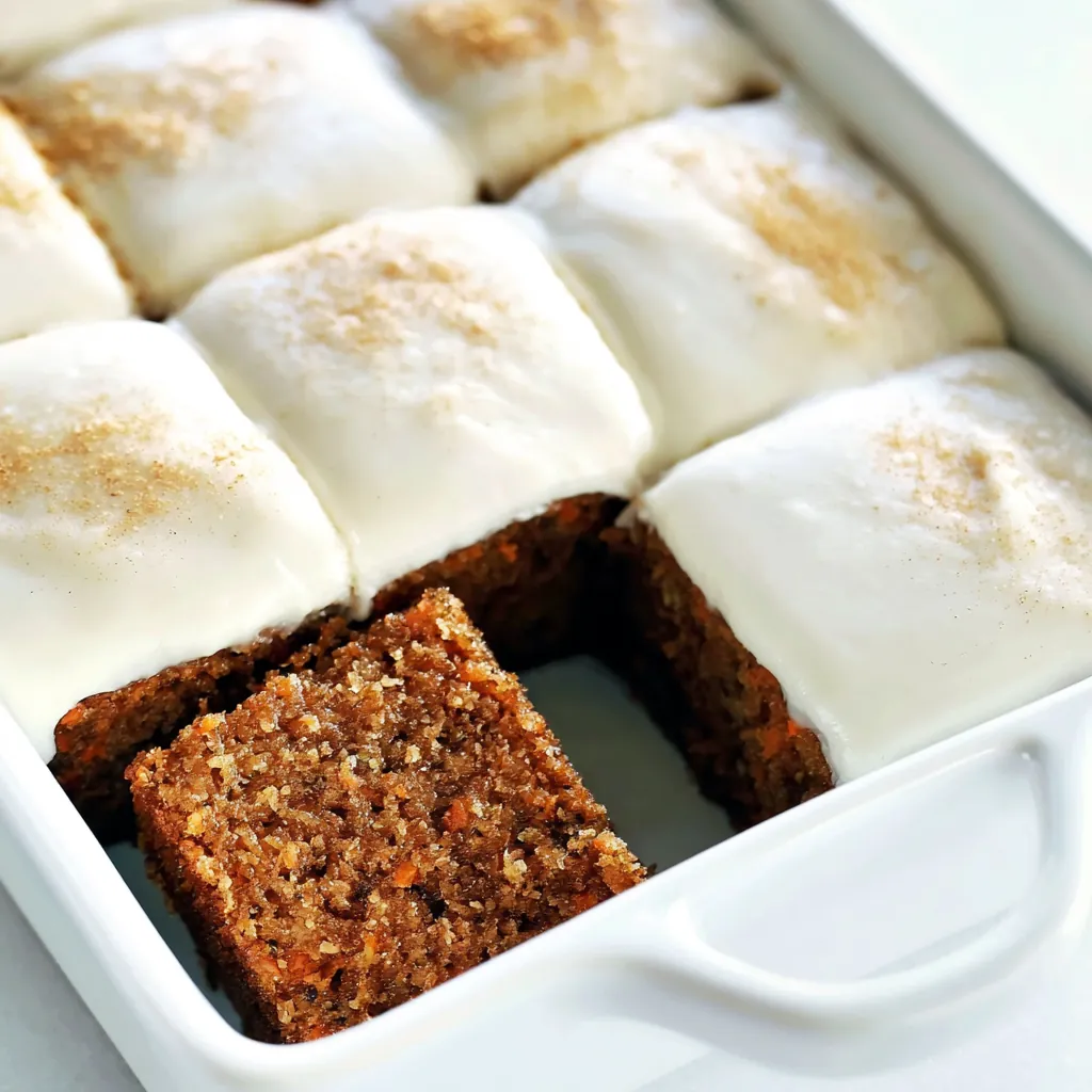 Carrot Cake Bars
