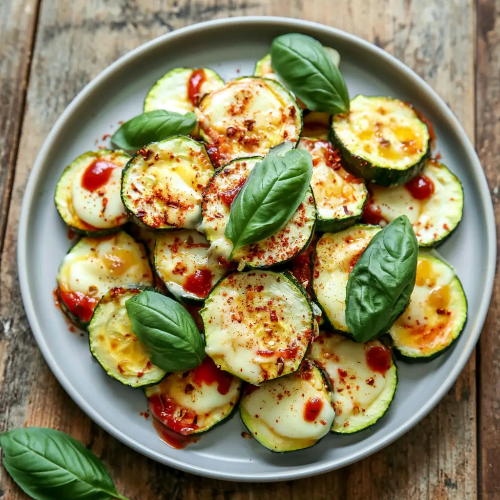 Crispy Baked Zucchini Parmesan