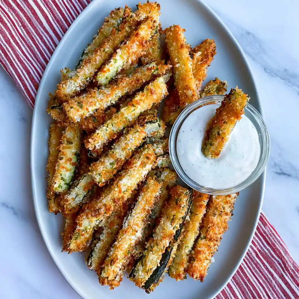 Crispy Parmesan Zucchini Fries: Easy Baked Side Dish Everyone Loves 4 Crispy parmesan zucchini fries