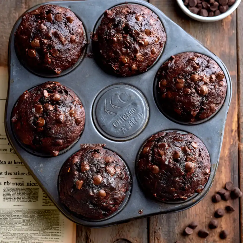 Double Chocolate Muffins: Easy, Moist Bakery-Style Recipe 4 Double Chocolate Muffins