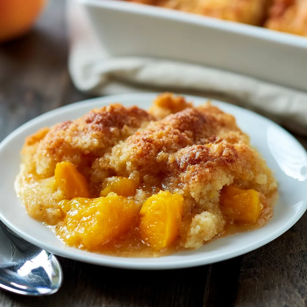 Easy Peach Cobbler Recipe: A Simple Old-Fashioned Family Favorite 4 Easy Peach Cobbler