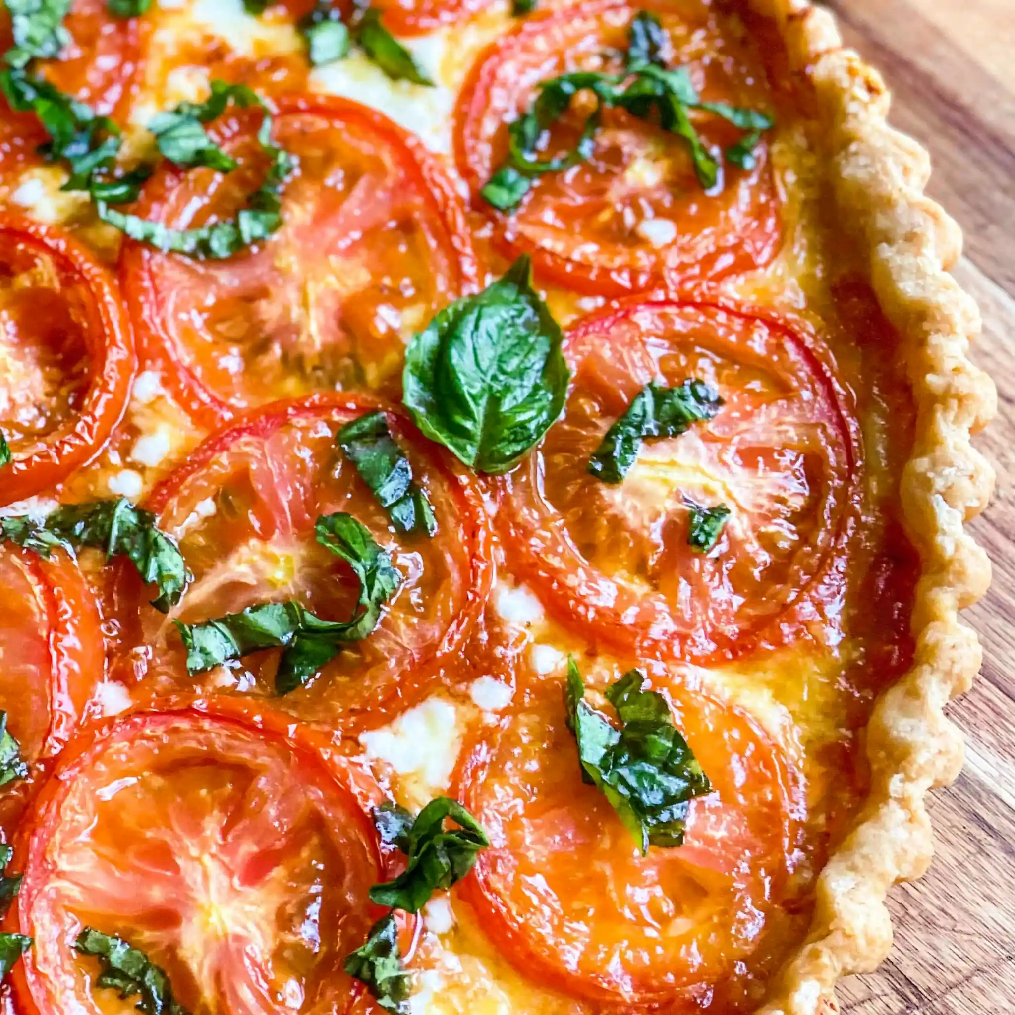Fresh Tomato Ricotta Tart