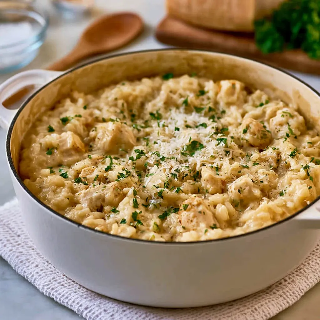 Garlic Parmesan Chicken And Rice