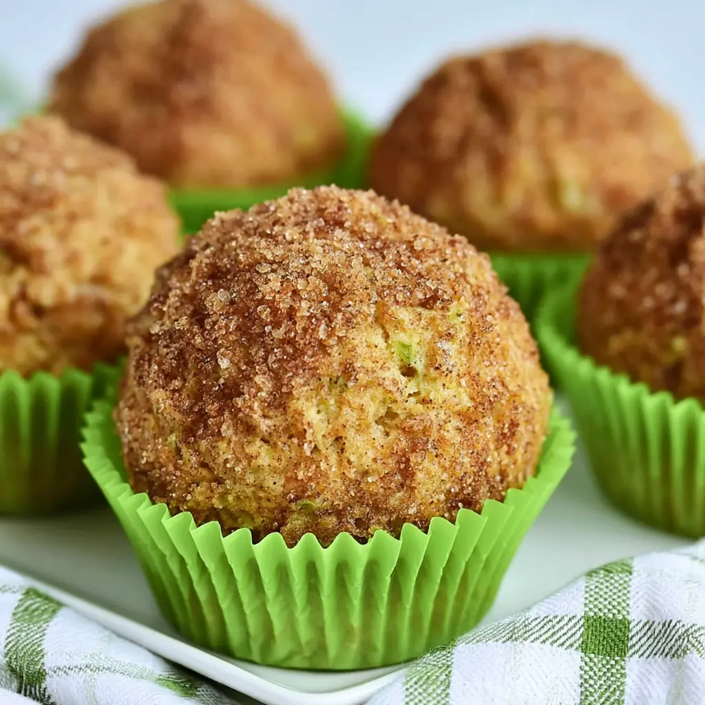 Healthy Apple Zucchini Muffins