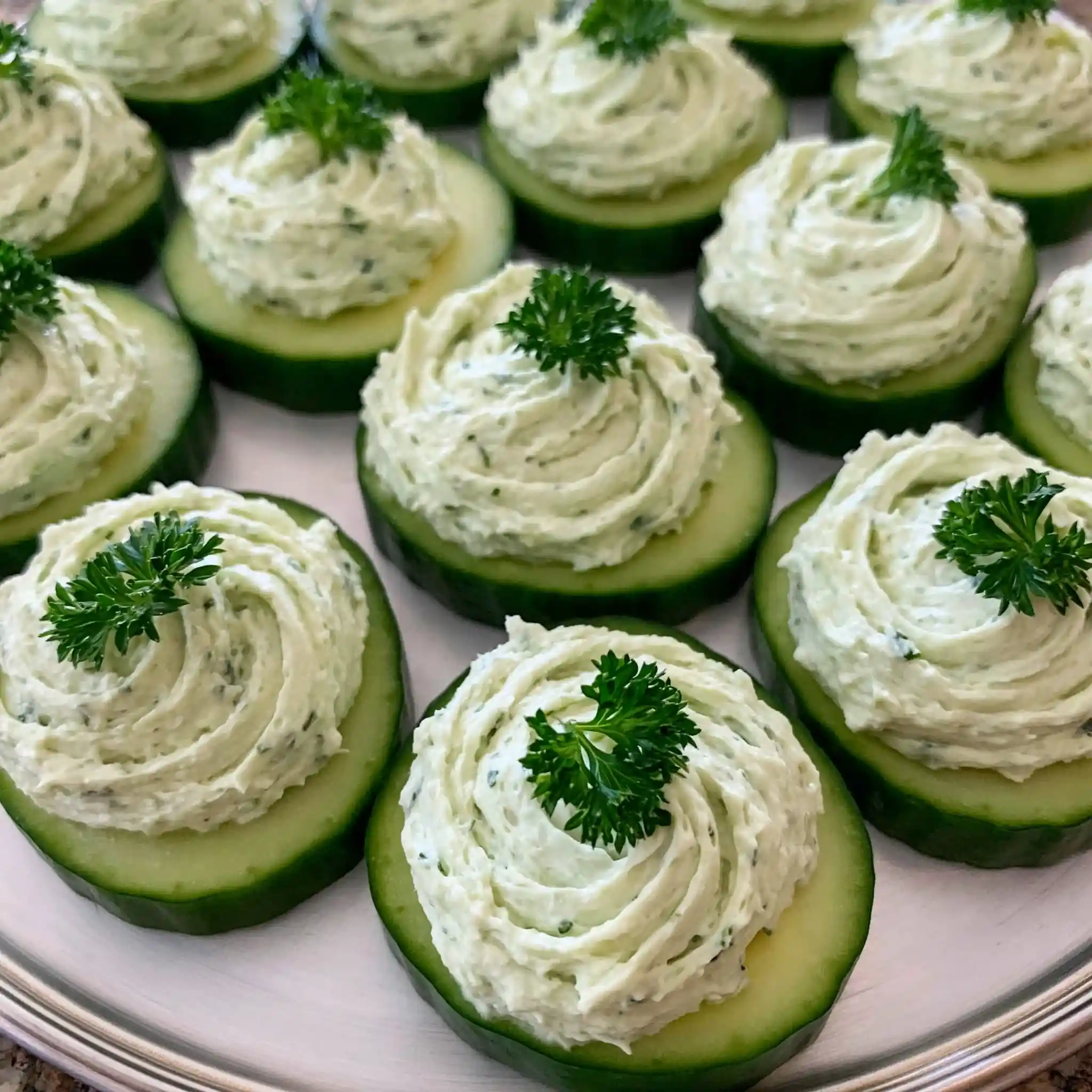 Herbed Cucumber Bites