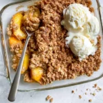 Homemade Peach Crisp