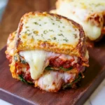 Lazy Chicken Parmesan Grilled Cheese