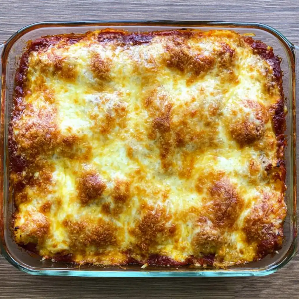 Lazy Lasagna: Easy 3-Ingredient Cheesy Baked Ravioli 4 Lazy Lasagna