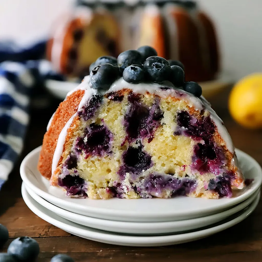 Lemon Blueberry Bundt Cake: A Bright and Buttery Dessert Everyone Loves 4 Lemon Blueberry Bundt Cake