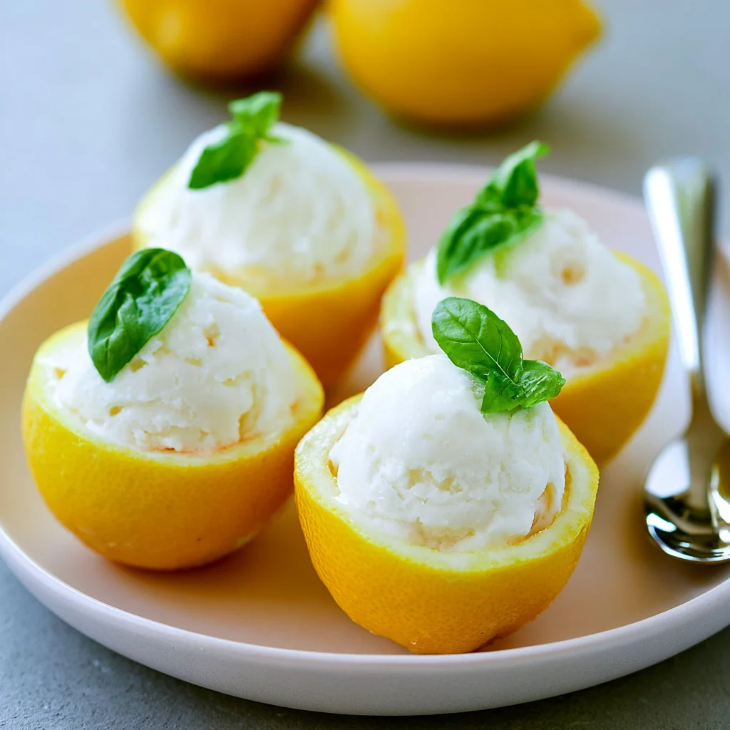 Lemon Sorbet