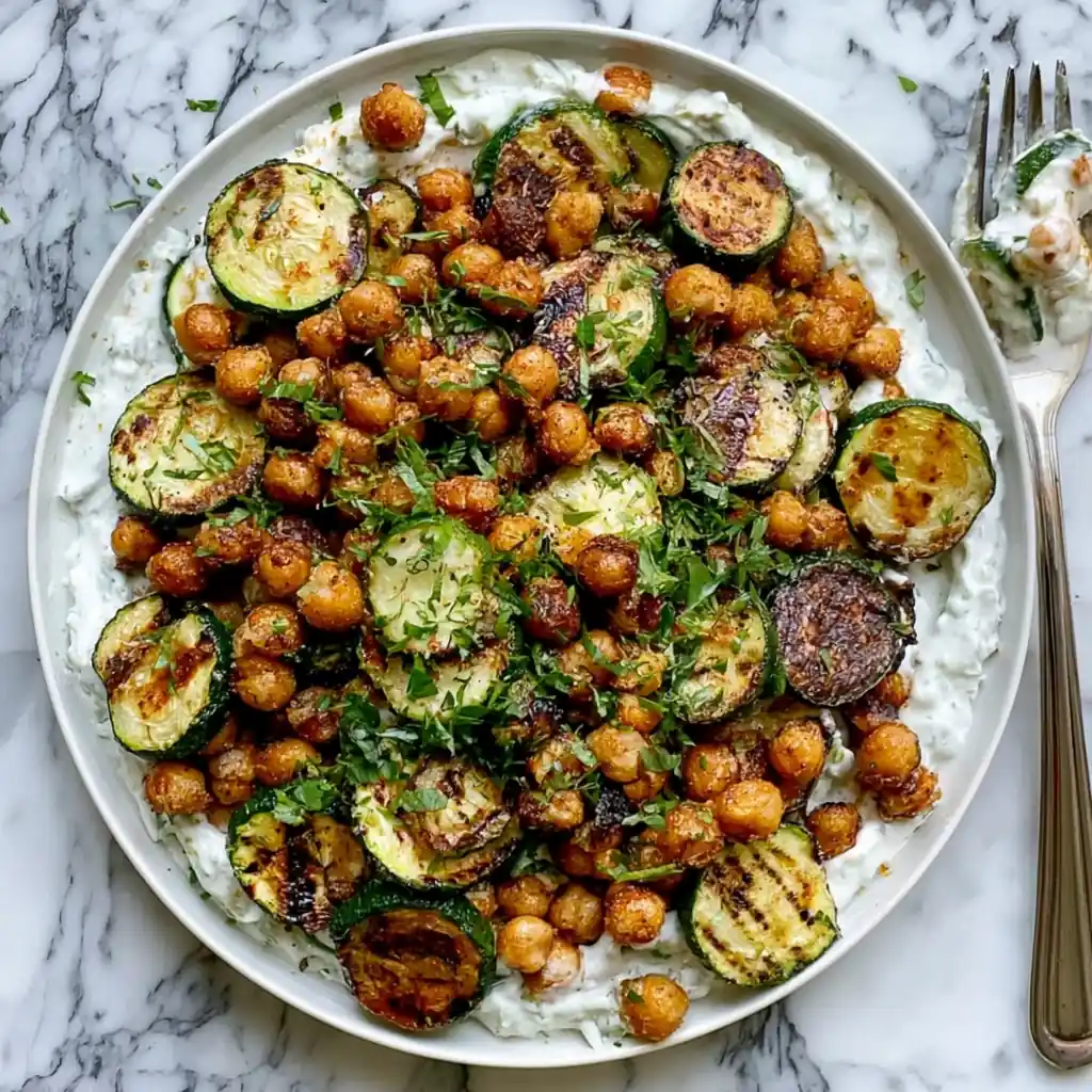 Lemony Grilled Zucchini with Crispy Chickpeas: A Fresh Mediterranean Favorite 4 Lemony Grilled Zucchini with Crispy Chickpeas