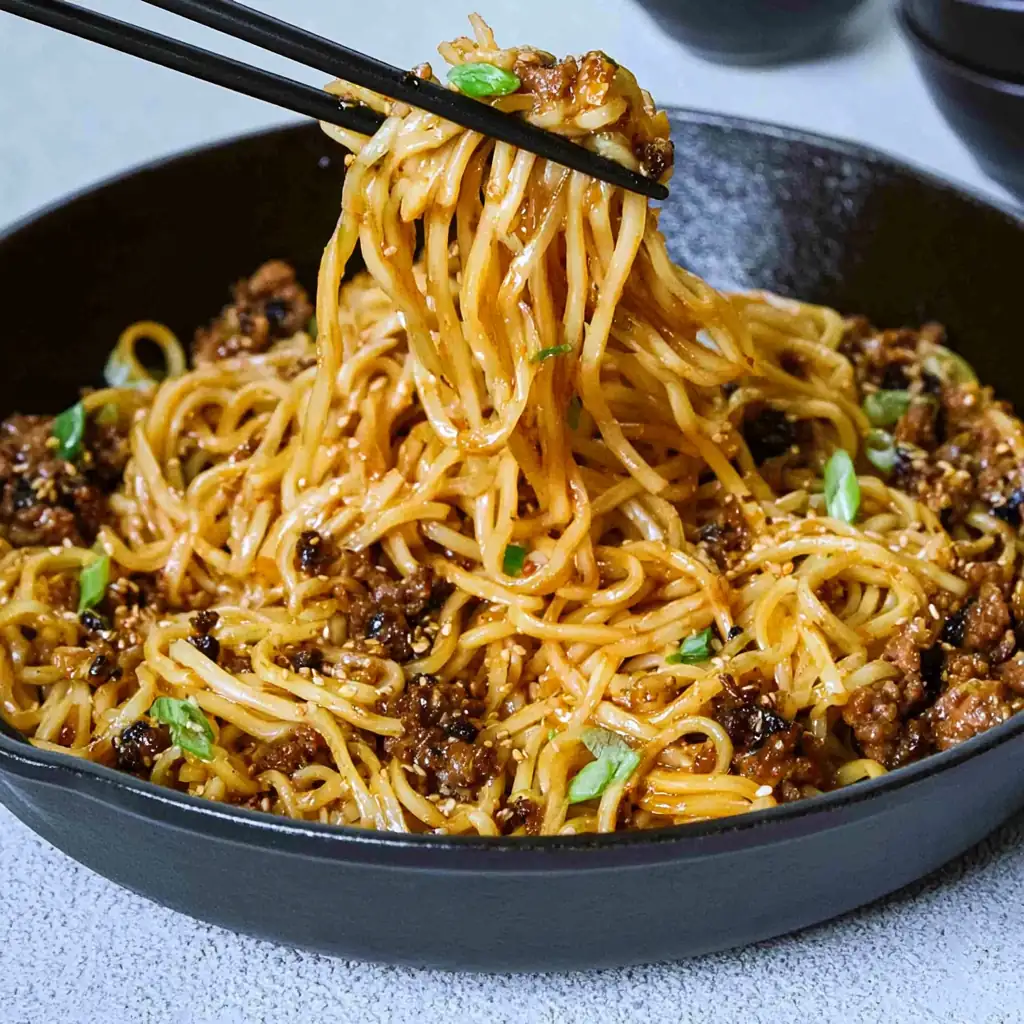 Mongolian Ground Beef Noodles: Easy 30-Minute Dinner 4 Mongolian Ground Beef Noodles