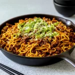 Mongolian Ground Beef Noodles
