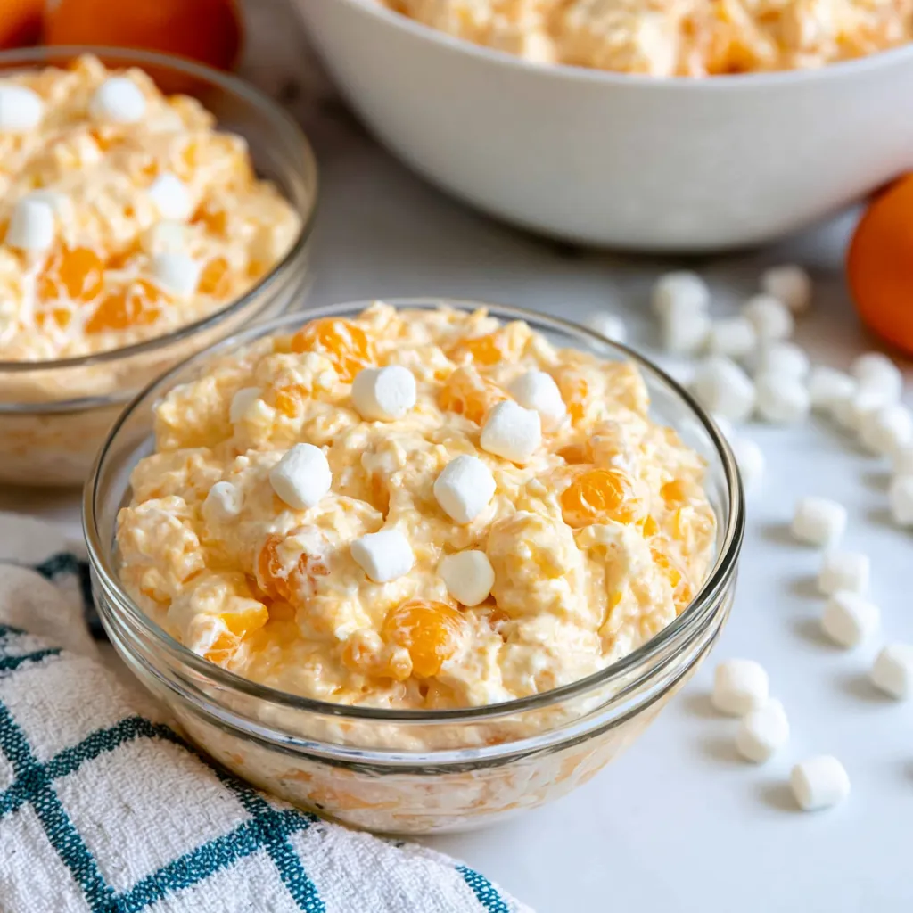 Orange Fluff Salad: A Simple Family Favorite Dessert 4 Orange Fluff Salad
