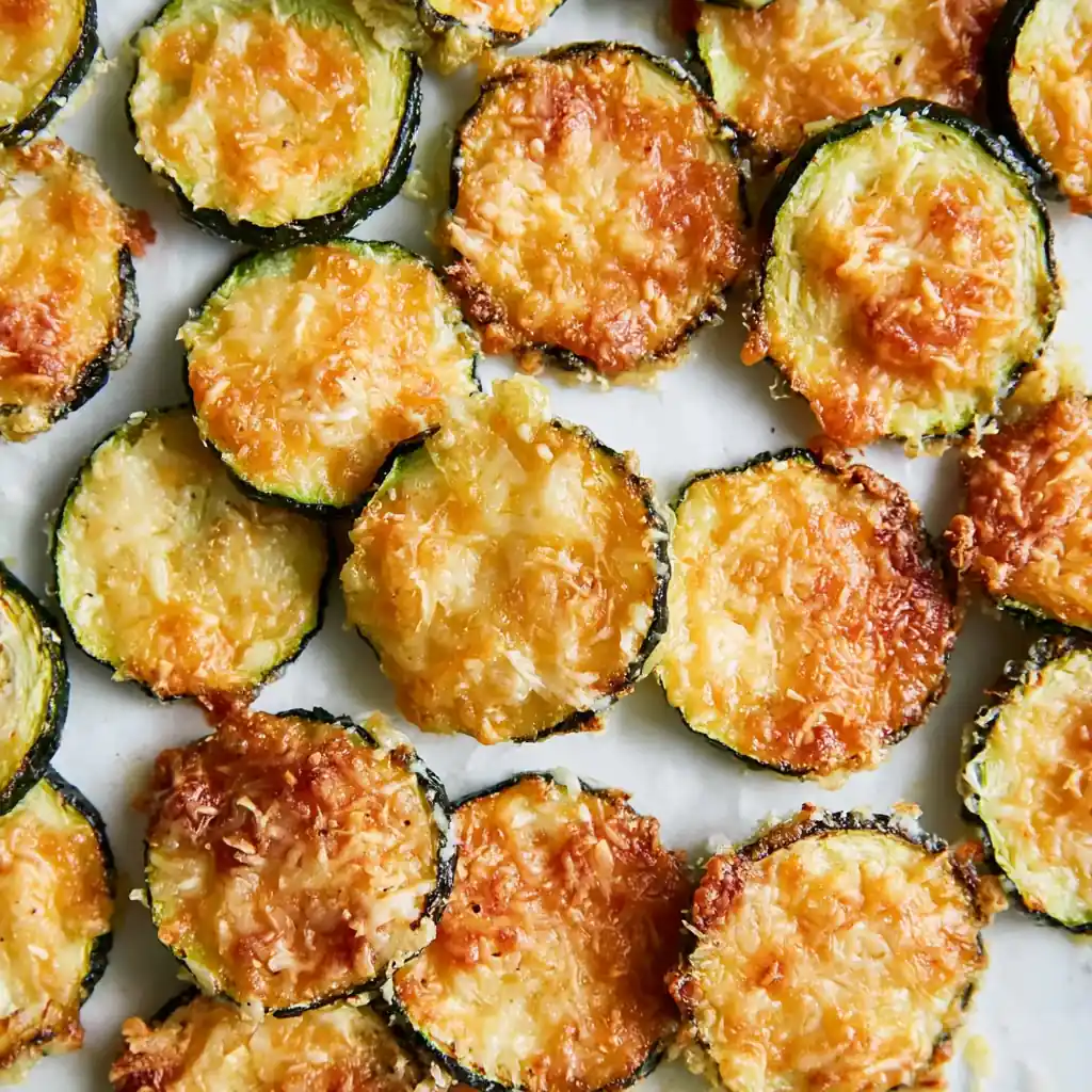 Parmesan Baked Zucchini Chips