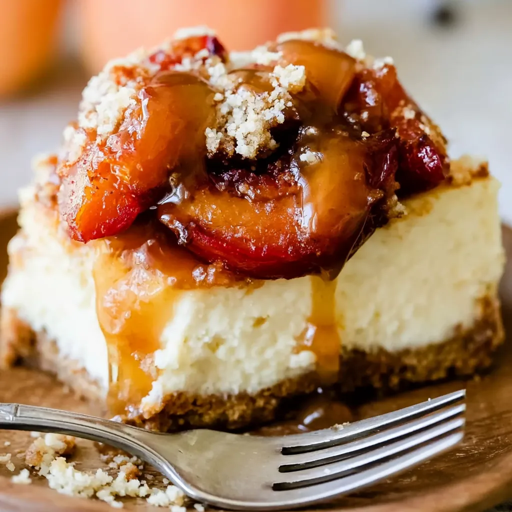 Peach Cobbler Cheesecake: A Creamy Summer Dessert Worth Sharing 4 Peach Cobbler Cheesecake
