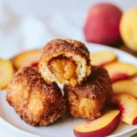 Peach Cobbler Egg Rolls