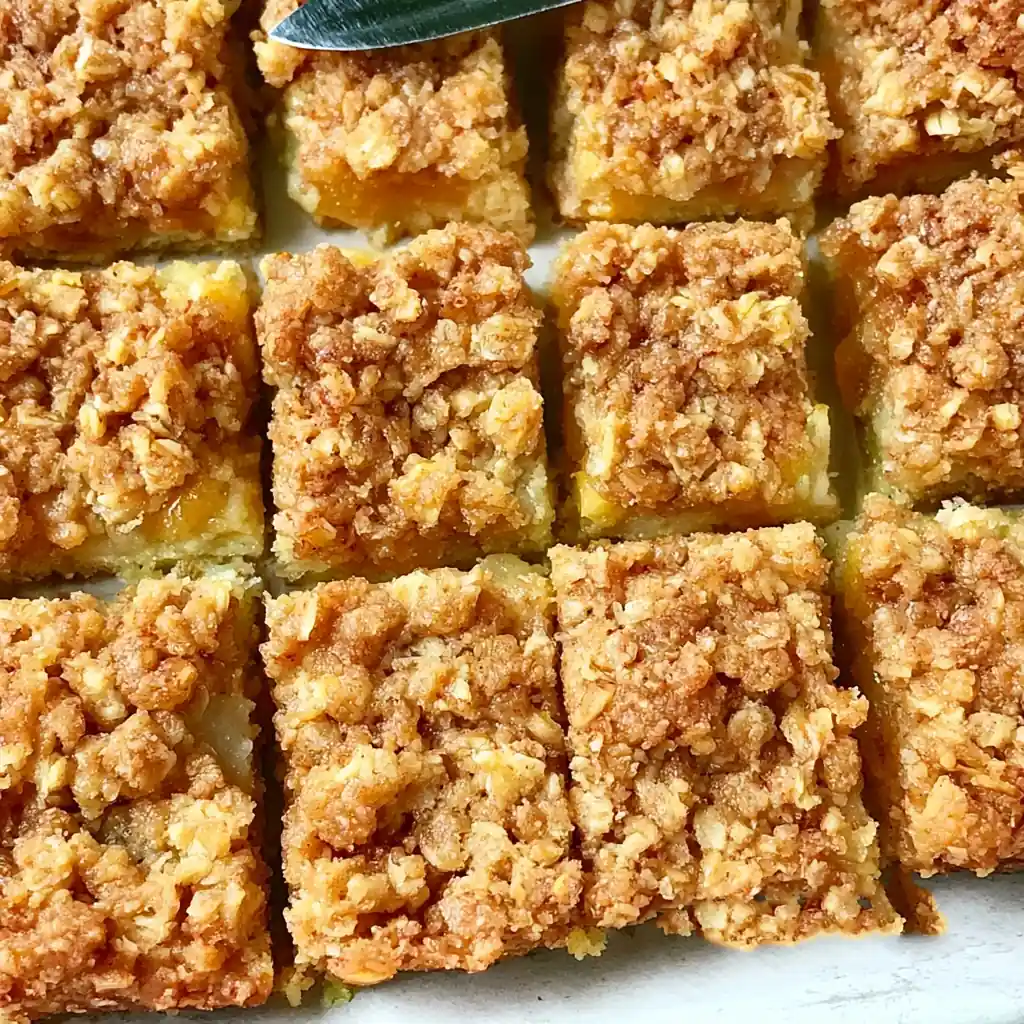 Peach Crumble Bars: Easy Homemade Dessert With Sweet Summer Flavor 4 Peach Crumble Bars