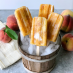 Peaches and Cream Popsicles