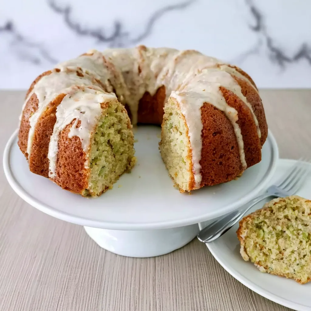 Pineapple Zucchini Bundt Cake with Pineapple Glaze 4 Pineapple Zucchini Bundt Cake