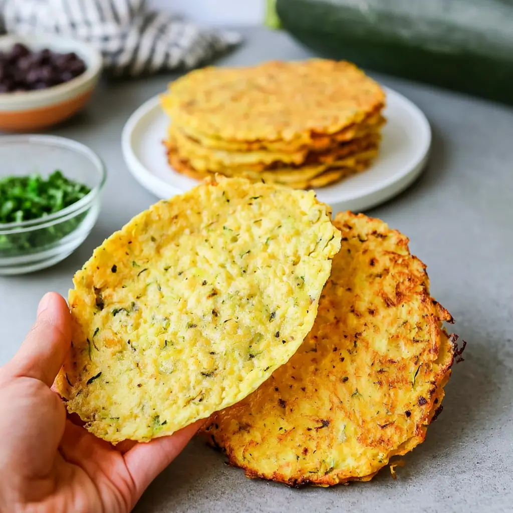 Soft Zucchini Taco Shells