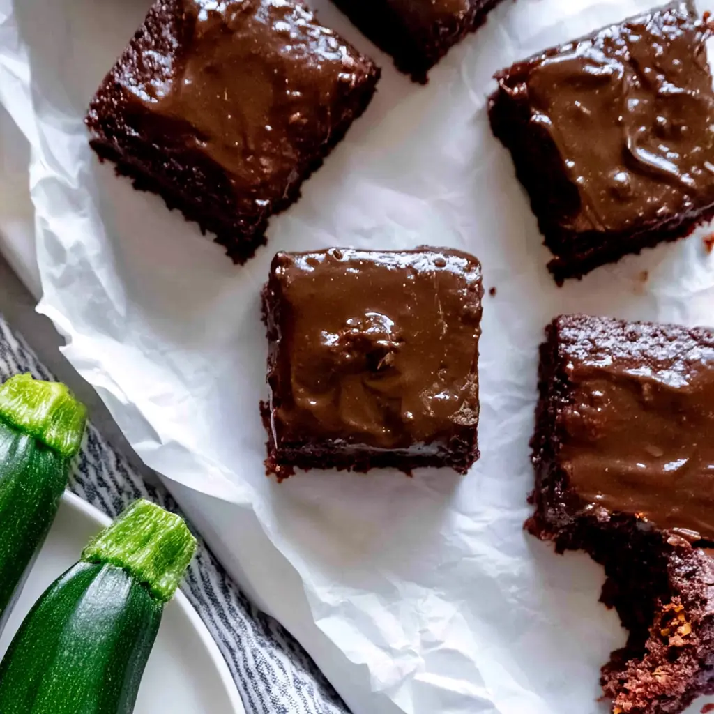 Zucchini Brownies: Rich Chocolate Treat with a Moist Surprise 4 Zucchini Brownies