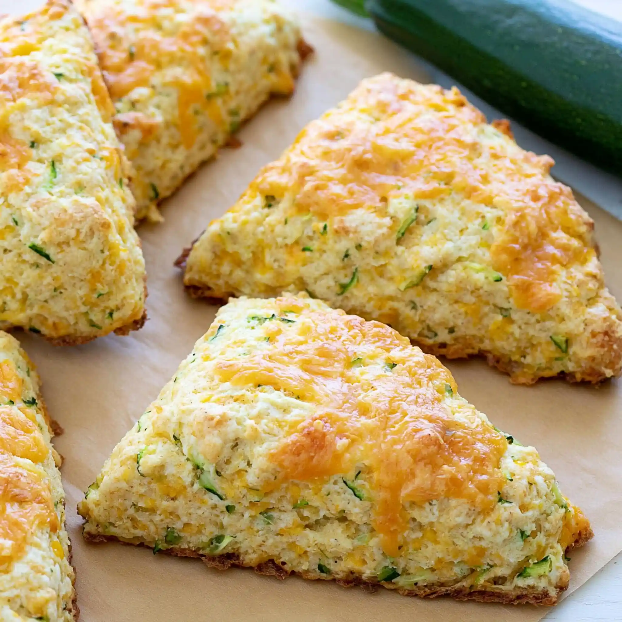 Zucchini Cheddar Scones