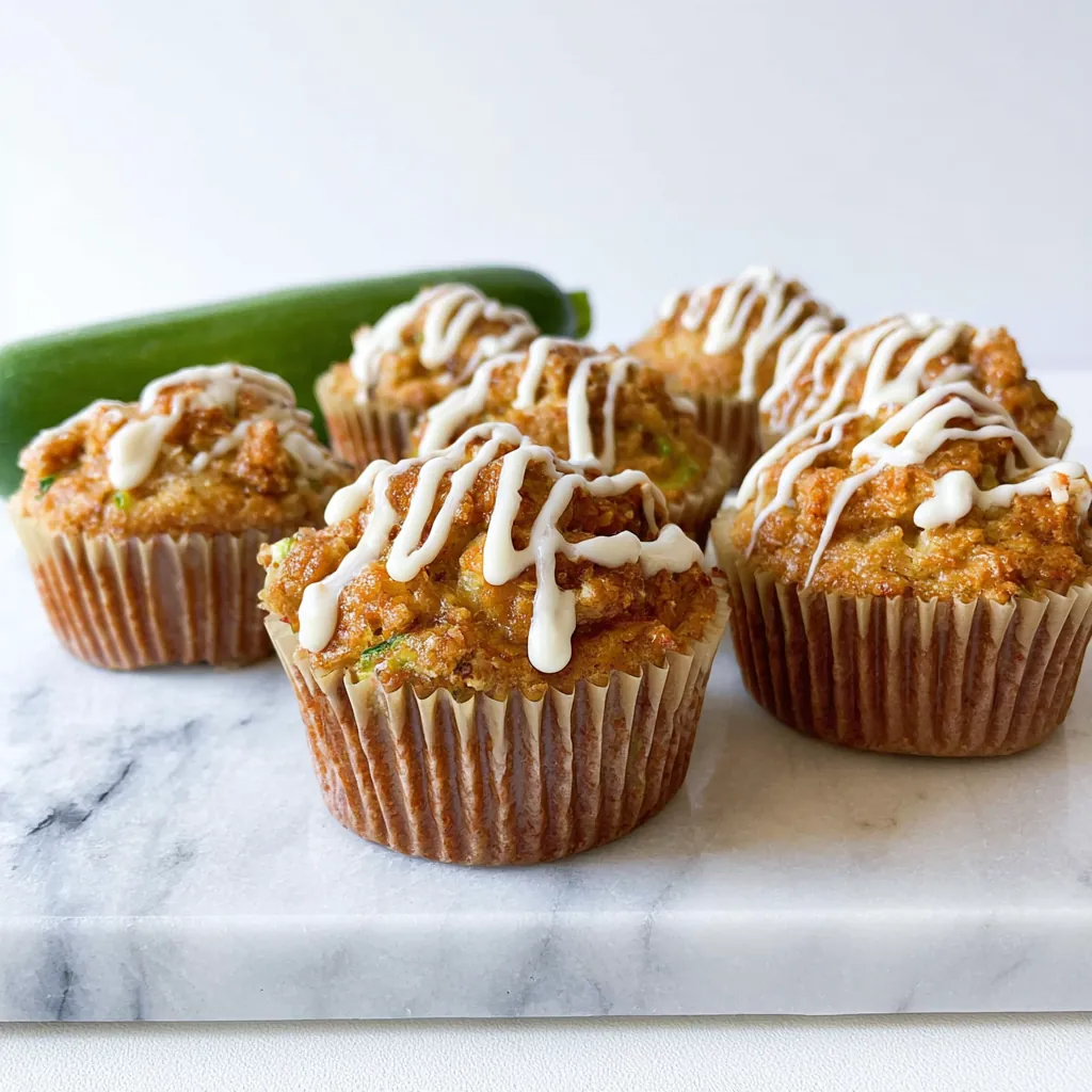 Zucchini Coffee Cake Muffins