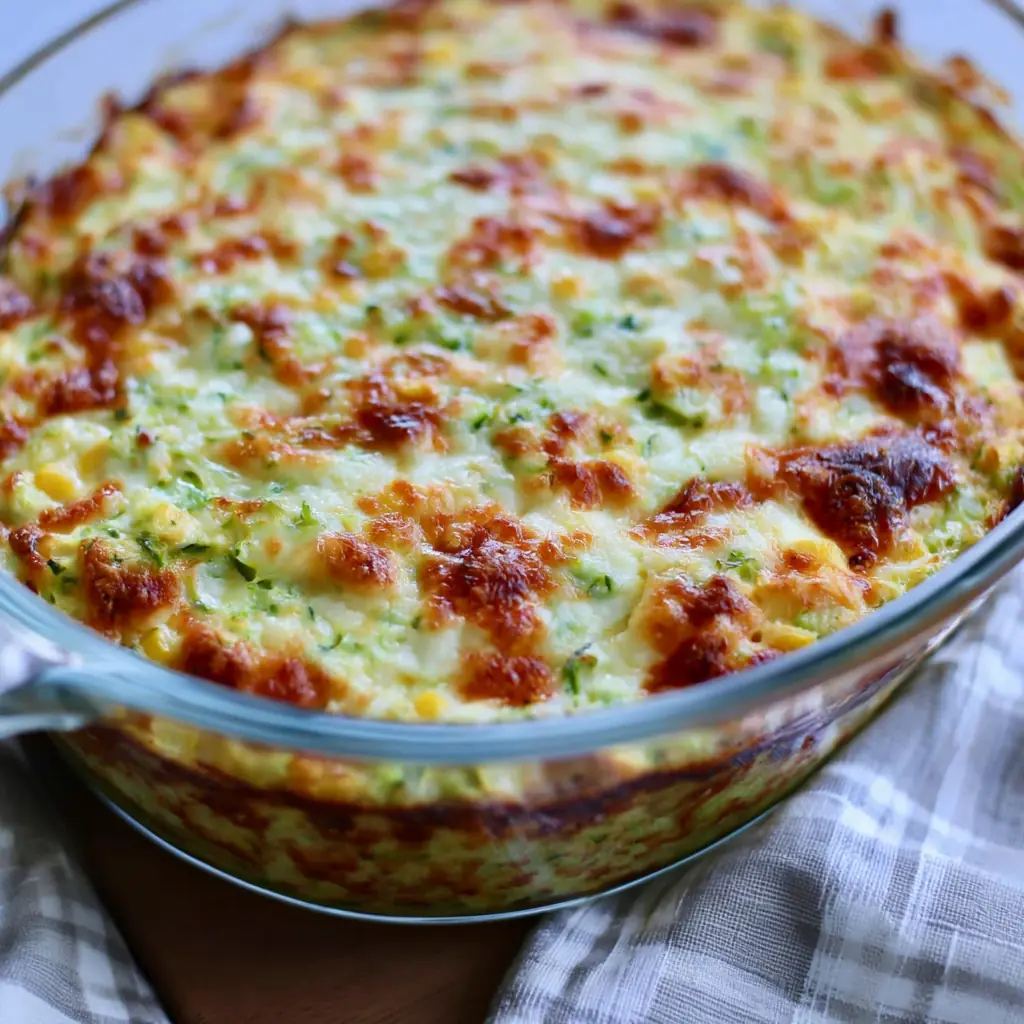 Zucchini Cornbread Casserole